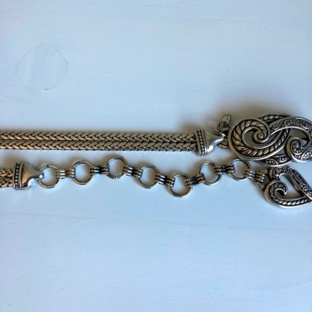 Vera Bradley silver belt